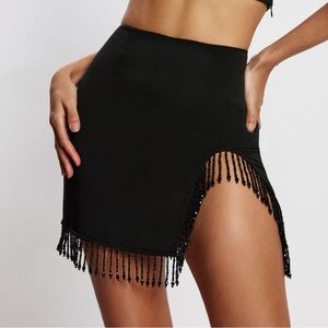 Stephanie Fringe Mini Skirt